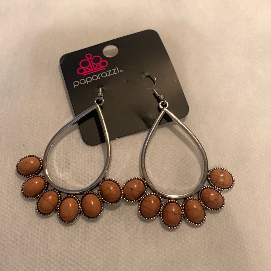 Brown Earring